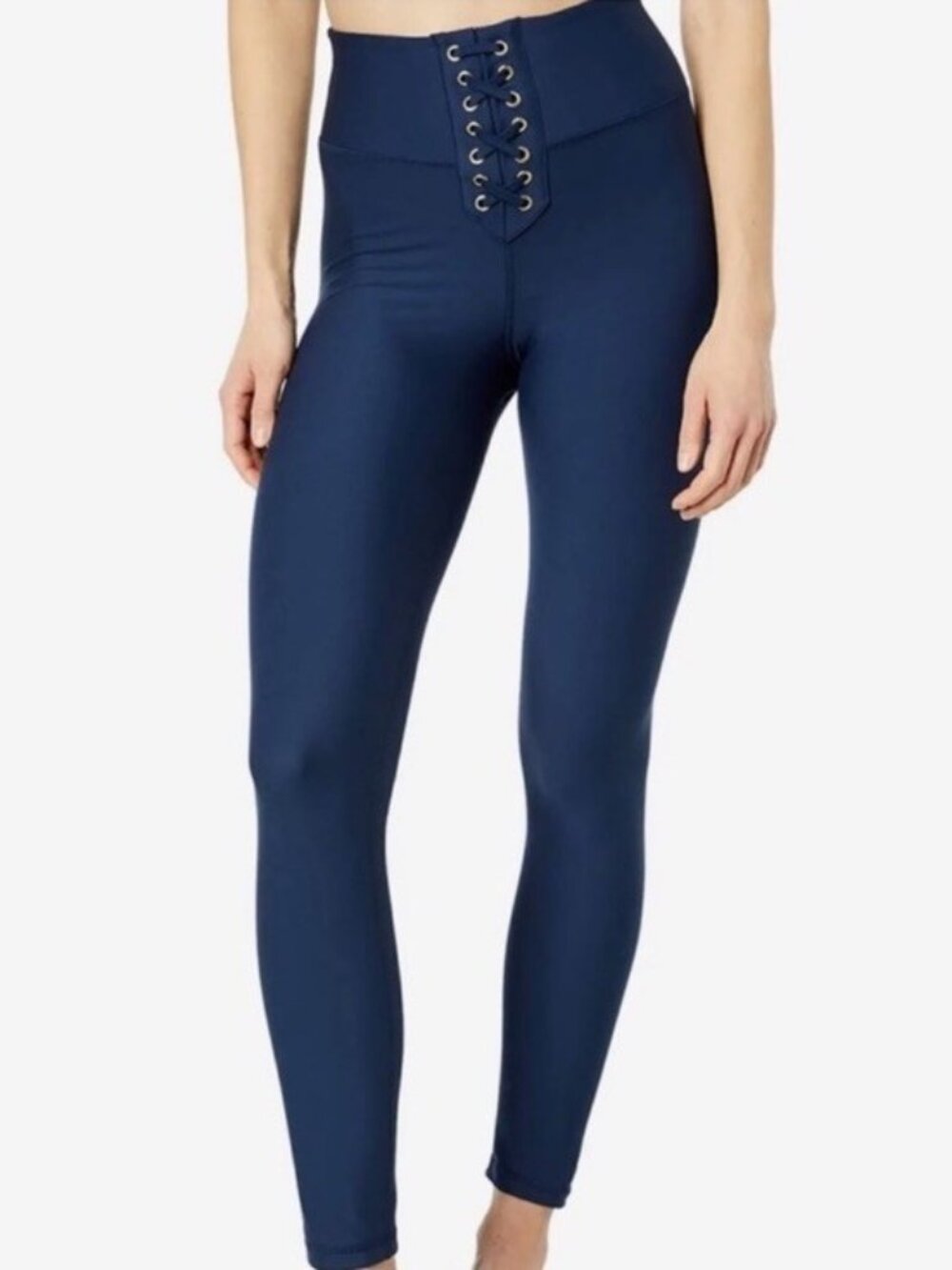 WE WORE WHAT Lace Up Leggings NWT